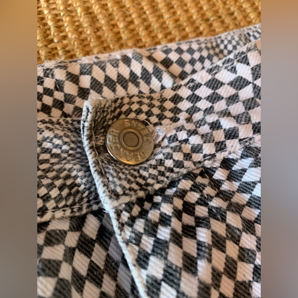 Rare Vintage Jeanjer 1980s Optical Illusion Jeans, Women’s 2-3 - Picture 6 of 16